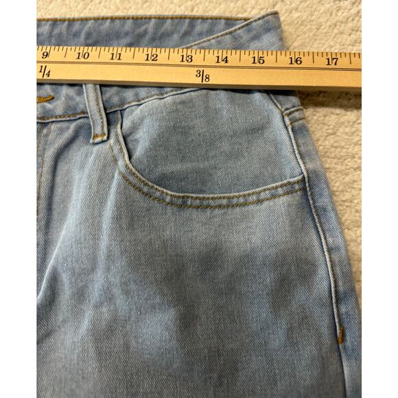 NWT* Lumin Blaze Y2K Style Streetwear Wide Leg Jeans Size 30 - Picture 4 of 8